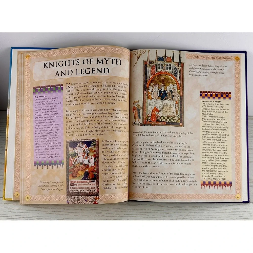 Knights and Chivalry Medieval World Hardcover‎ Book by Kathy Elgin